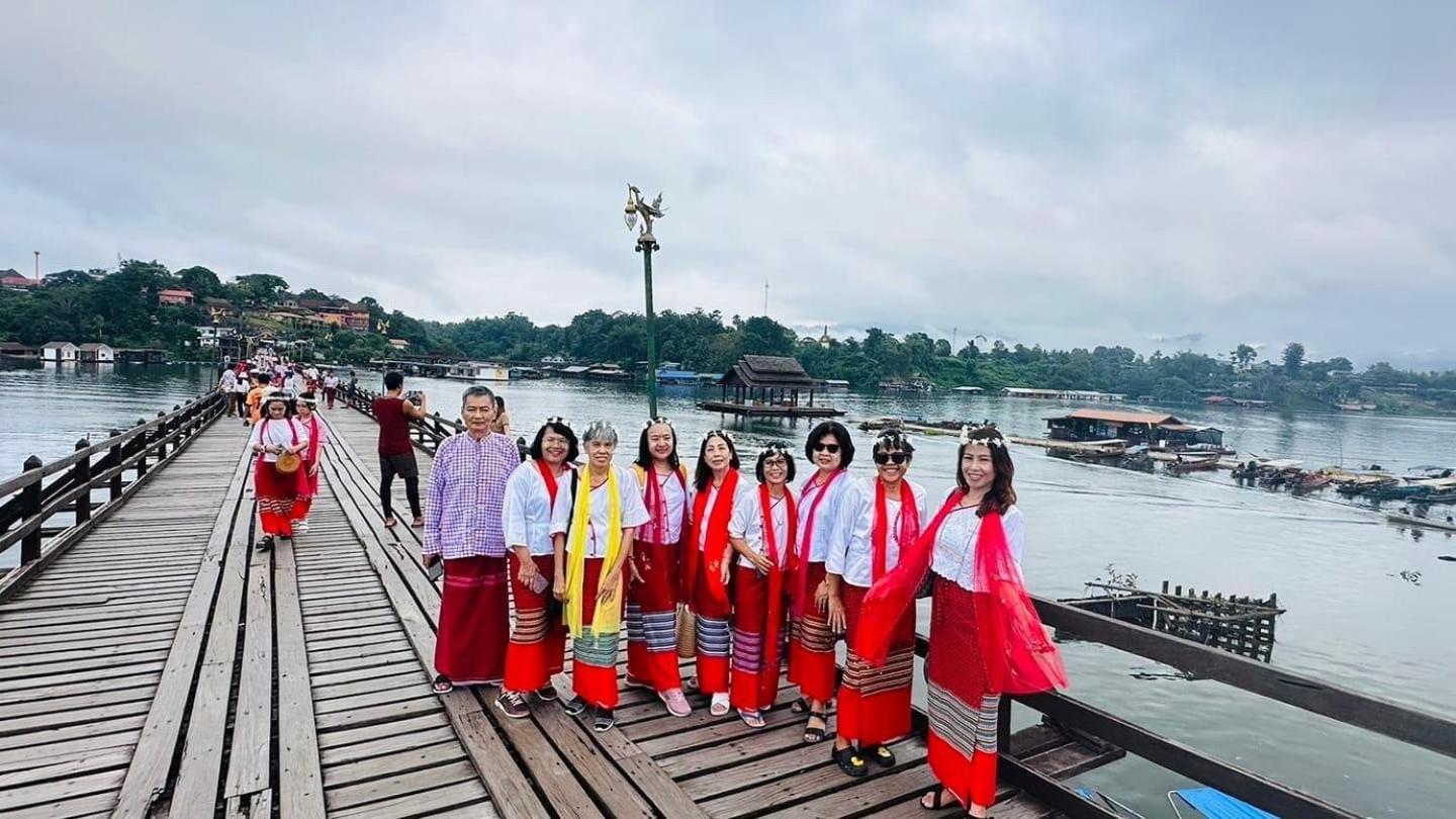 Baan Dongsak River View Szangkhlaburi Kültér fotó